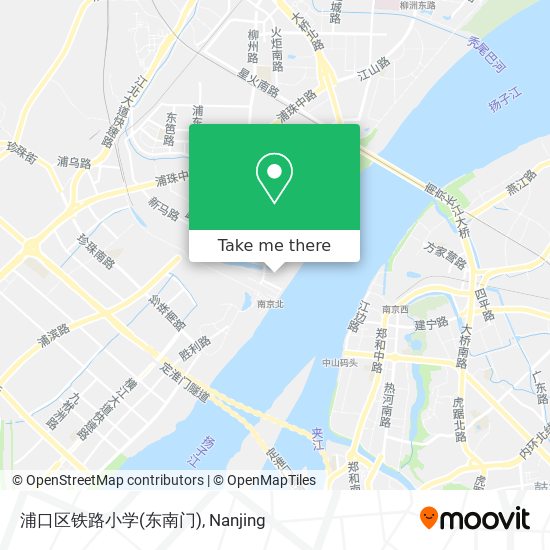 浦口区铁路小学(东南门) map