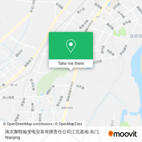 南京聚联输变电安装有限责任公司江北基地-东门 map