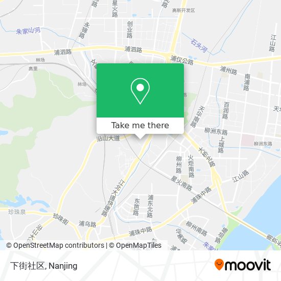 下街社区 map