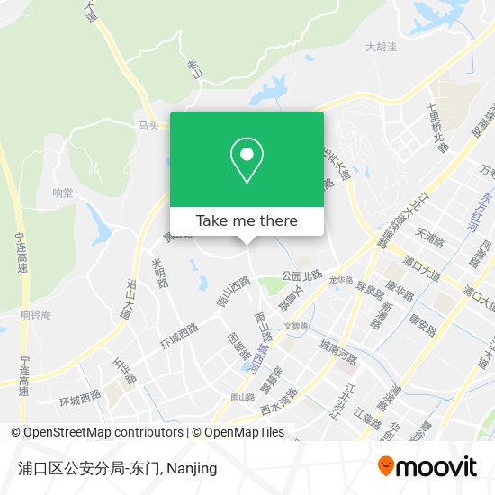 浦口区公安分局-东门 map