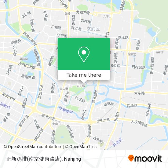 正新鸡排(南京健康路店) map