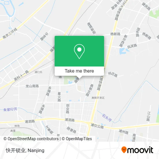快开锁业 map