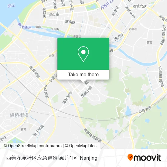 西善花苑社区应急避难场所-1区 map