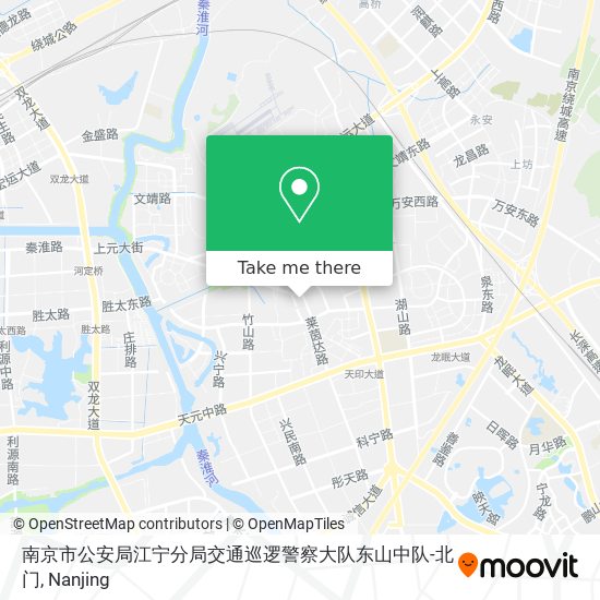 南京市公安局江宁分局交通巡逻警察大队东山中队-北门 map