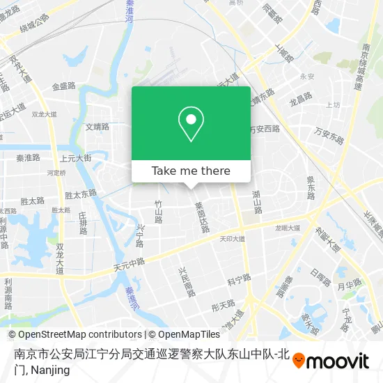 南京市公安局江宁分局交通巡逻警察大队东山中队-北门 map