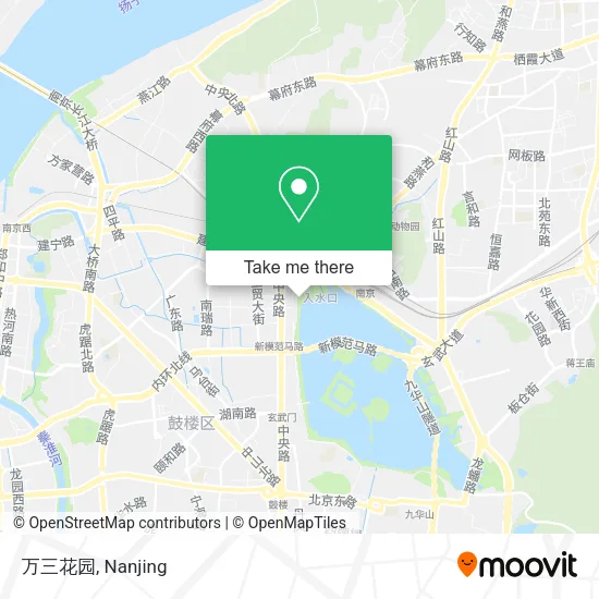 万三花园 map