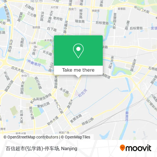 百信超市(弘学路)-停车场 map
