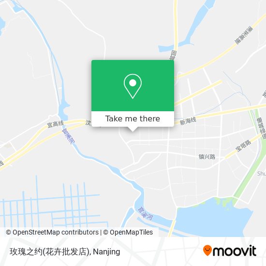 玫瑰之约(花卉批发店) map