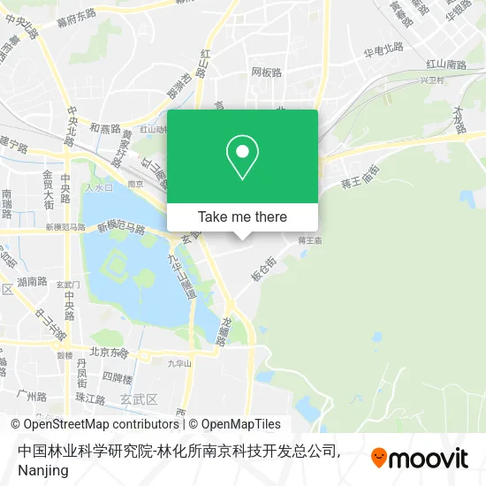 中国林业科学研究院-林化所南京科技开发总公司 map