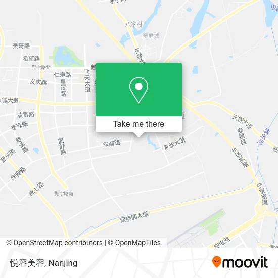 悦容美容 map