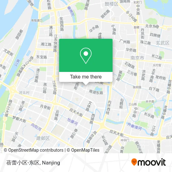蓓蕾小区-东区 map