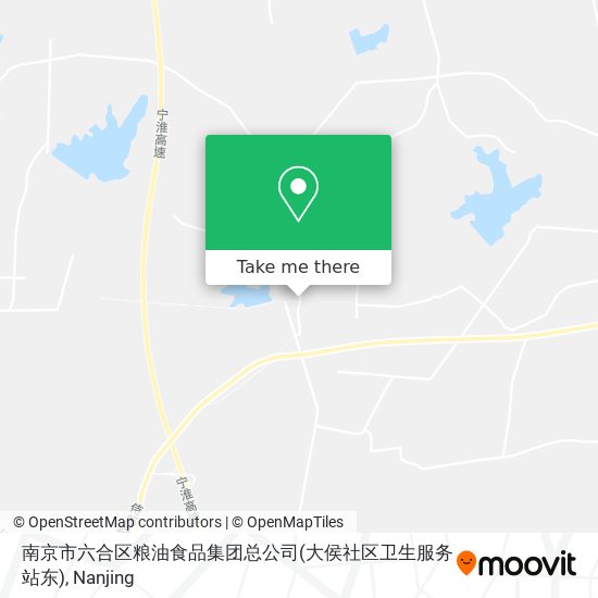 南京市六合区粮油食品集团总公司(大侯社区卫生服务站东) map