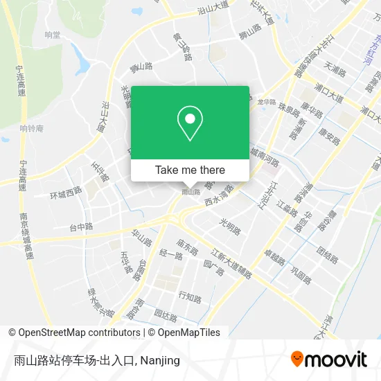 雨山路站停车场-出入口 map