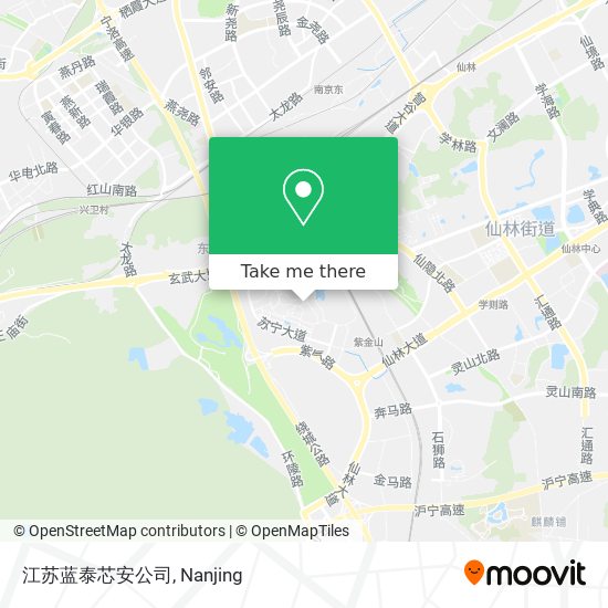 江苏蓝泰芯安公司 map