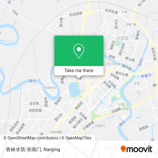 香林水筑-东南门 map