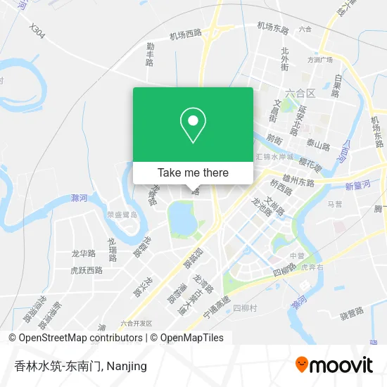 香林水筑-东南门 map