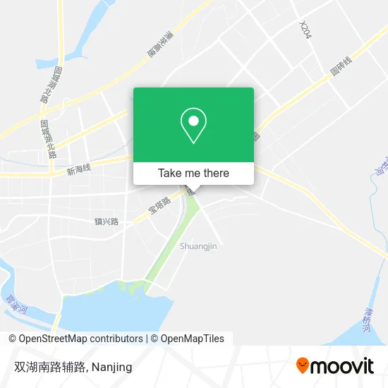 双湖南路辅路 map