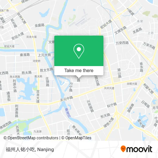 福州人铭小吃 map