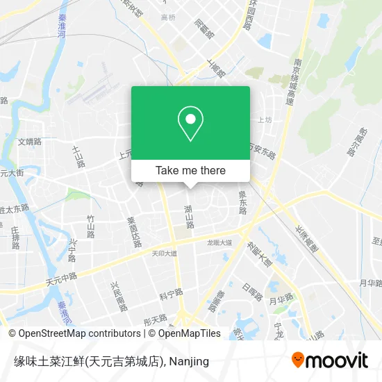 缘味土菜江鲜(天元吉第城店) map