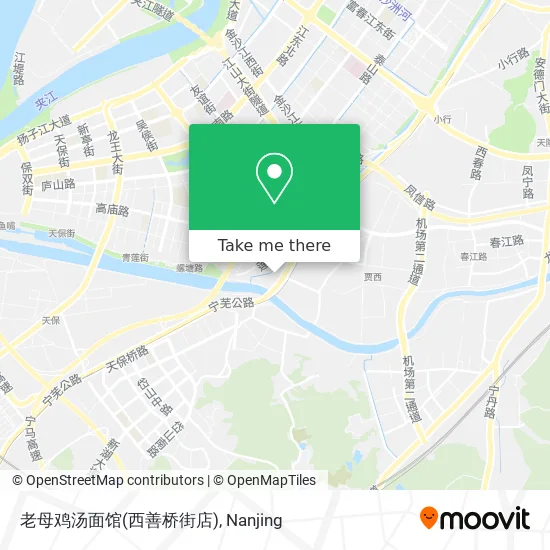 老母鸡汤面馆(西善桥街店) map