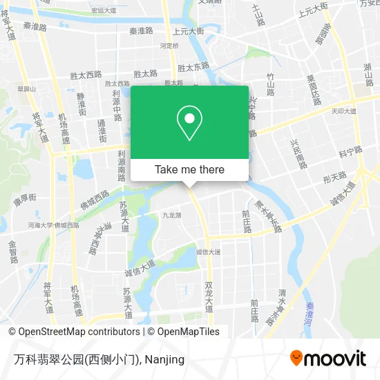 万科翡翠公园(西侧小门) map