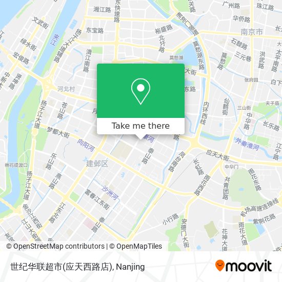 世纪华联超市(应天西路店) map