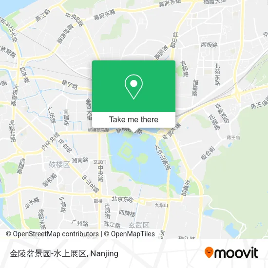 金陵盆景园-水上展区 map