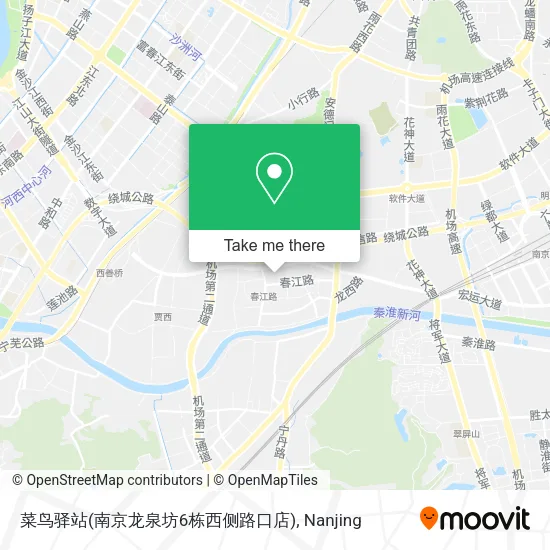 菜鸟驿站(南京龙泉坊6栋西侧路口店) map