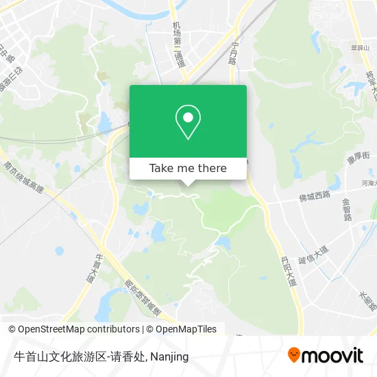 牛首山文化旅游区-请香处 map