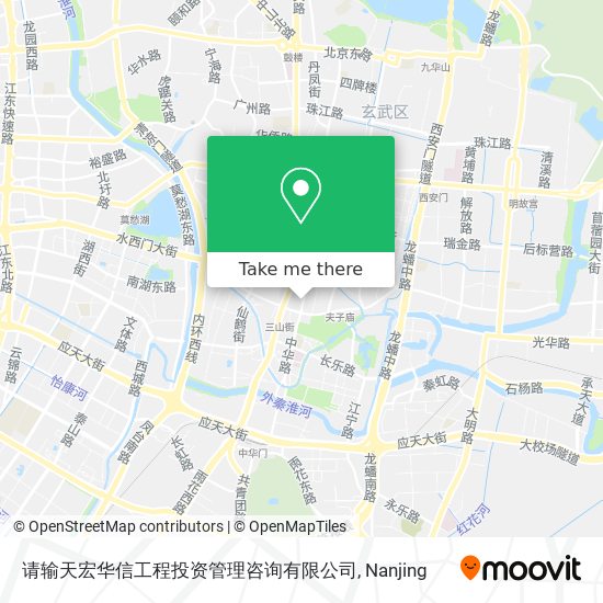 请输天宏华信工程投资管理咨询有限公司 map