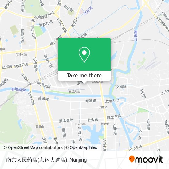 南京人民药店(宏运大道店) map