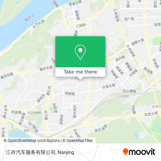 江存汽车服务有限公司 map
