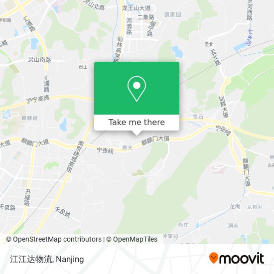 江江达物流 map