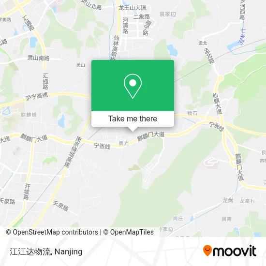 江江达物流 map
