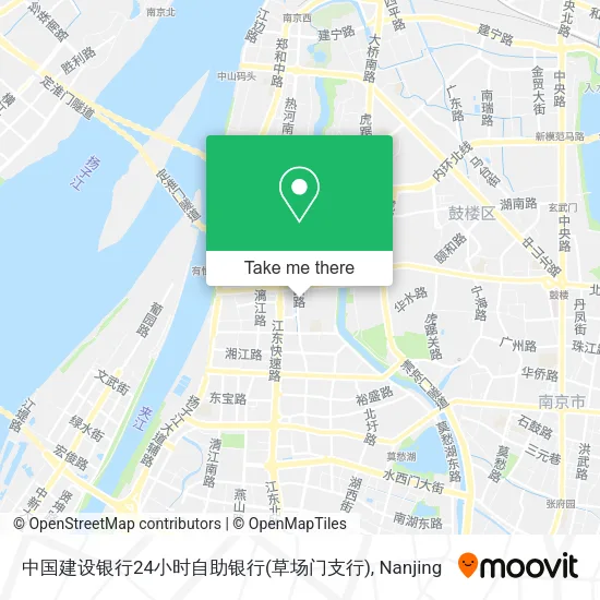 中国建设银行24小时自助银行(草场门支行) map