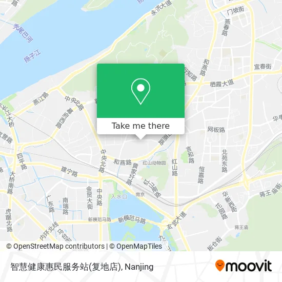 智慧健康惠民服务站(复地店) map