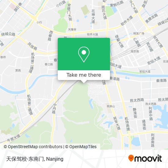 天保驾校-东南门 map