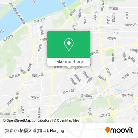寅春路/栖霞大道(路口) map