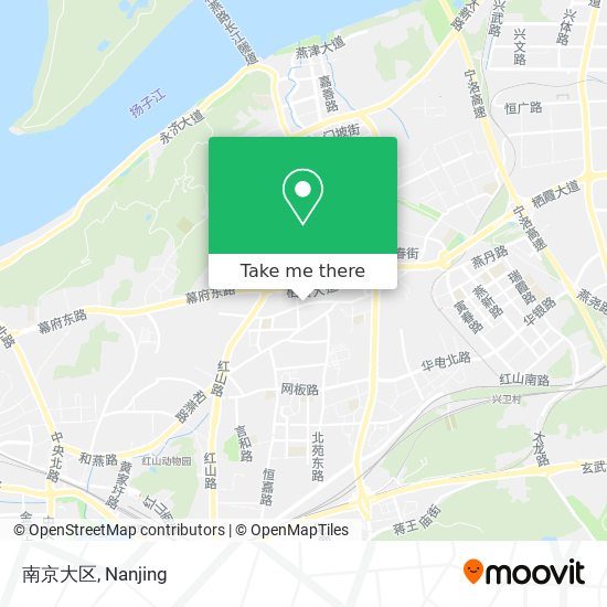 南京大区 map