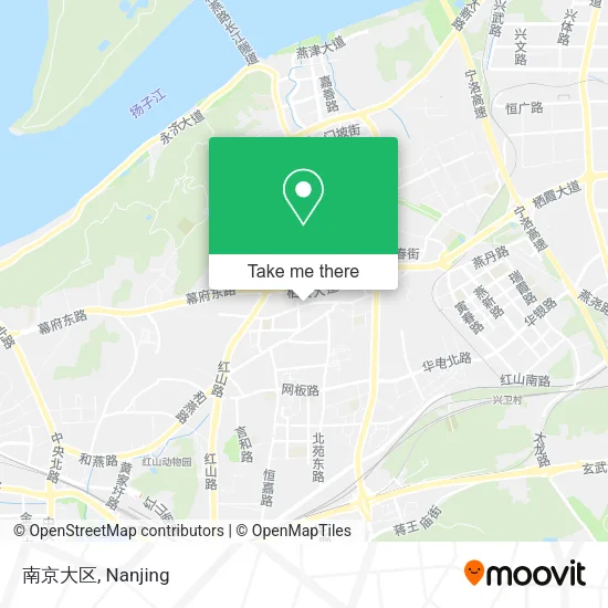 南京大区 map