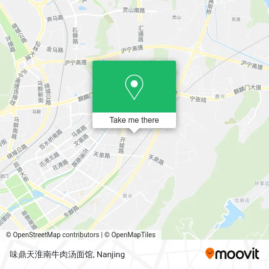 味鼎天淮南牛肉汤面馆 map