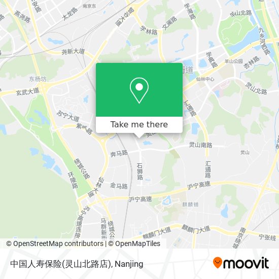 中国人寿保险(灵山北路店) map