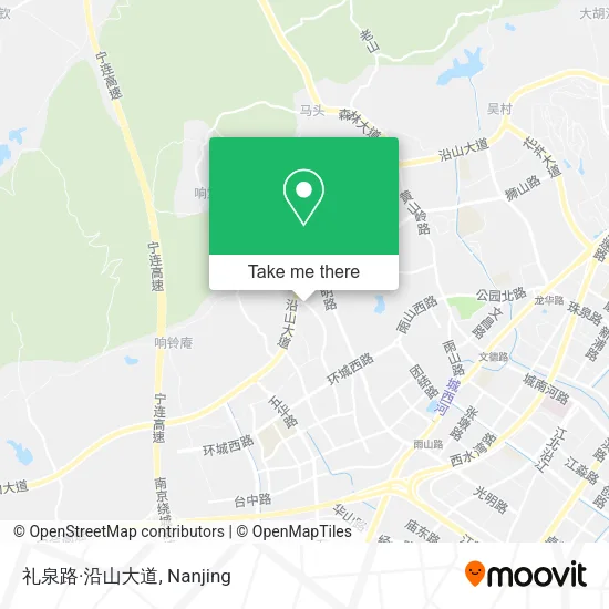 礼泉路·沿山大道 map