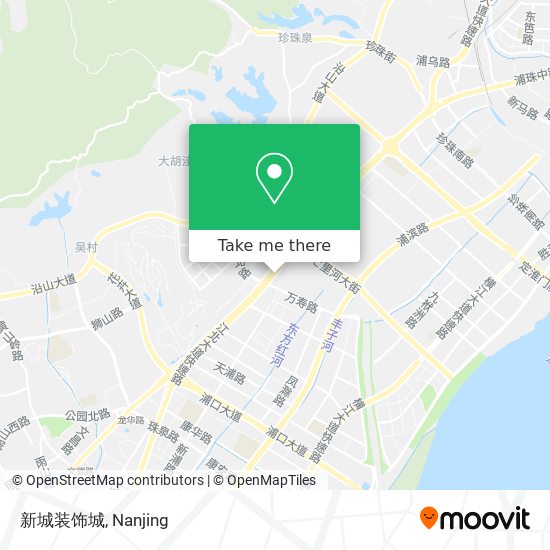新城装饰城 map
