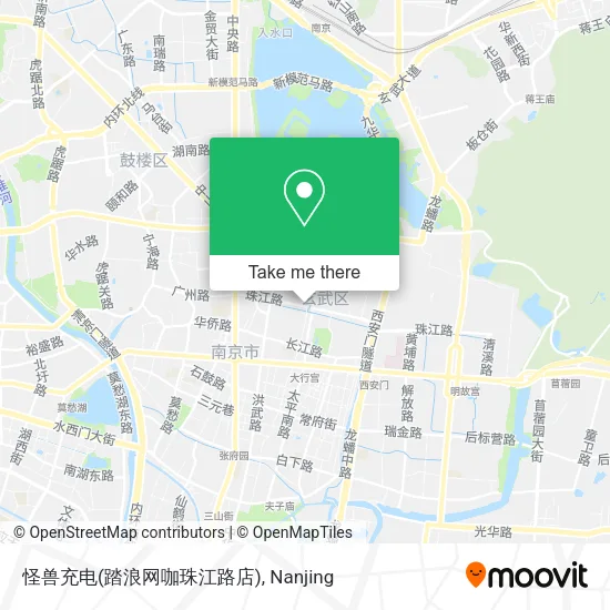 怪兽充电(踏浪网咖珠江路店) map