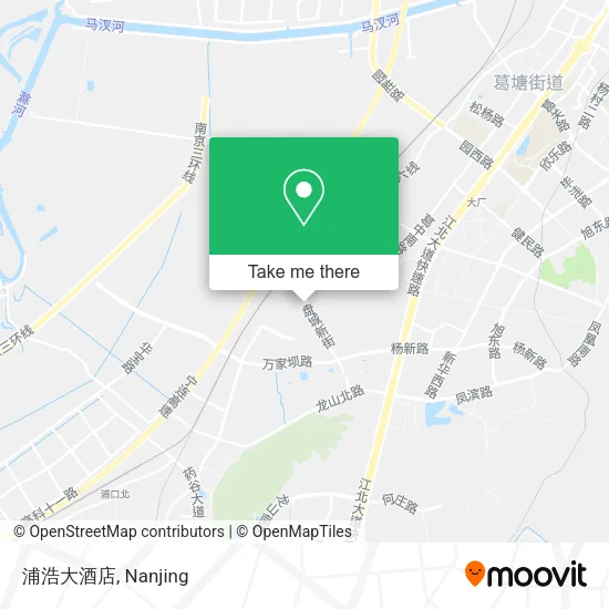 浦浩大酒店 map