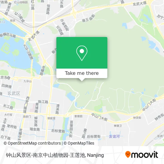 钟山风景区-南京中山植物园-王莲池 map