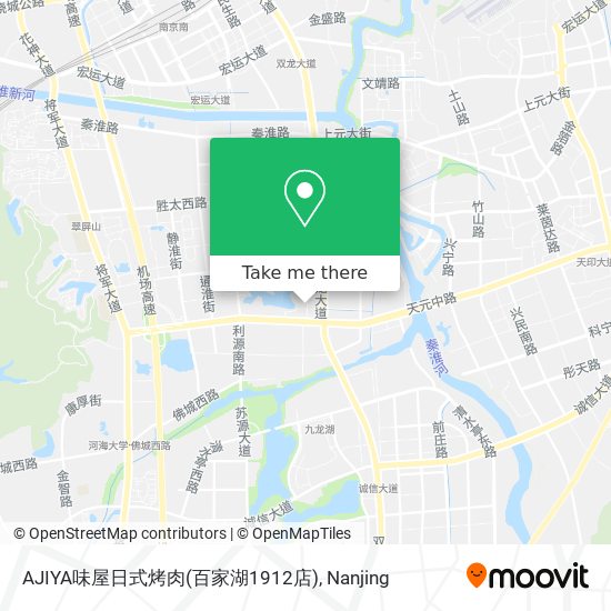 AJIYA味屋日式烤肉(百家湖1912店) map