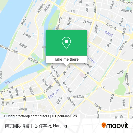 南京国际博览中心-停车场 map