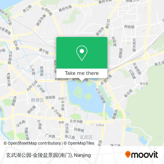 玄武湖公园-金陵盆景园(南门) map